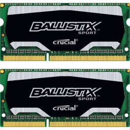 Crucial Ballistix Sport 16GB DDR3 1600MHz RAM CL9 SO-DIMM Kit