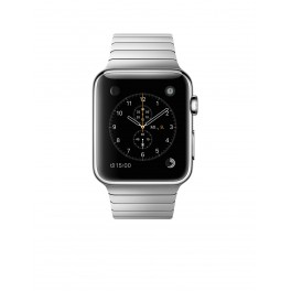 Apple Watch 42mm Edelstahlgehäuse mit Gliederarmband silber