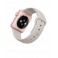 Apple Watch Sport 42mm Aluminiumgehäuse rosé gold mit Sportarmband stein